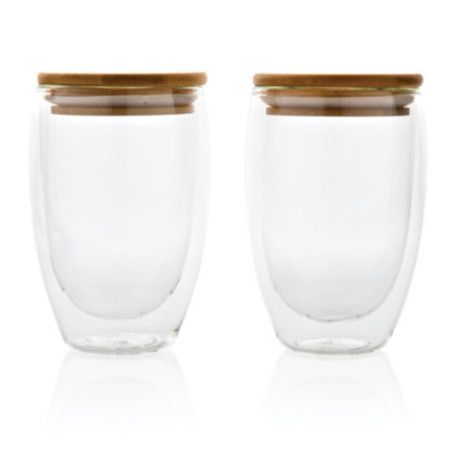 Set de 2 Verres personnalisables à double paroi 350ml 