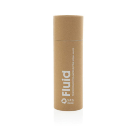 Gourde personnalisée en acier recyclé RCS Fluid 600ml 