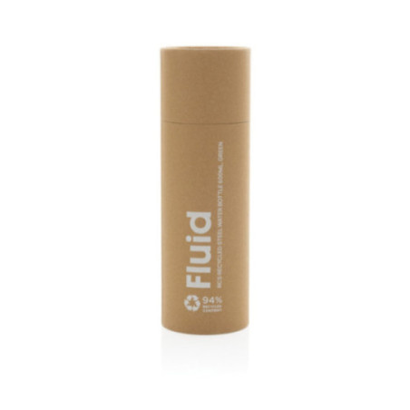 Gourde personnalisée en acier recyclé RCS Fluid 600ml 