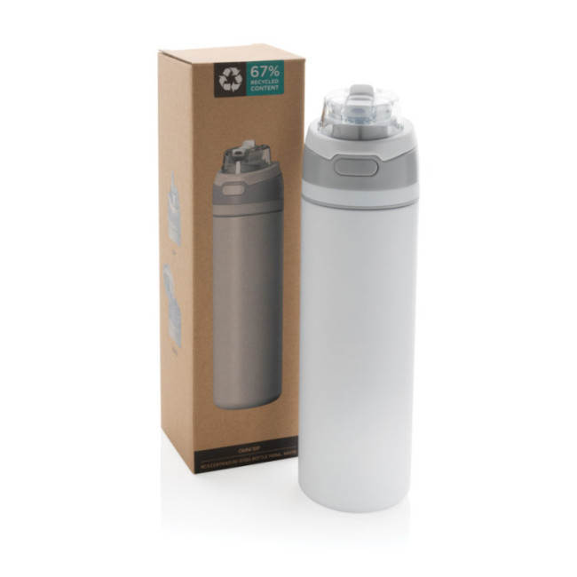Gourde étanche publicitaire en acier recyclé Omni Sip 700ml 