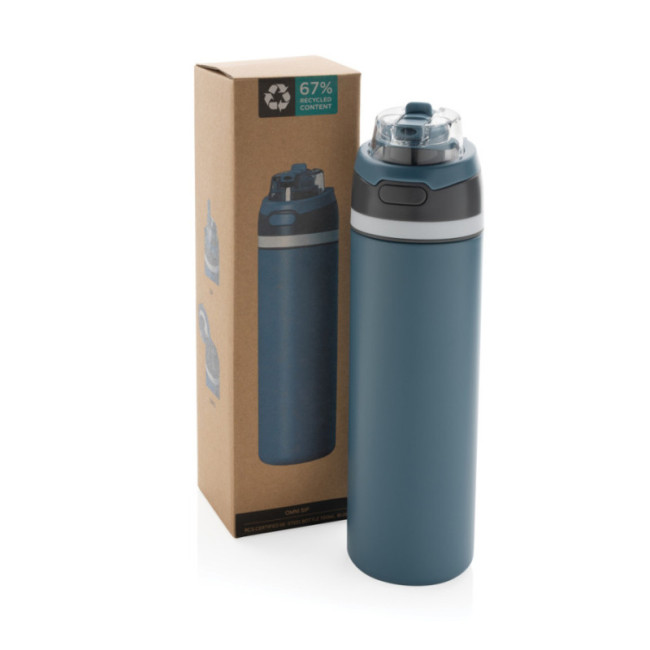 Gourde étanche publicitaire en acier recyclé Omni Sip 700ml 