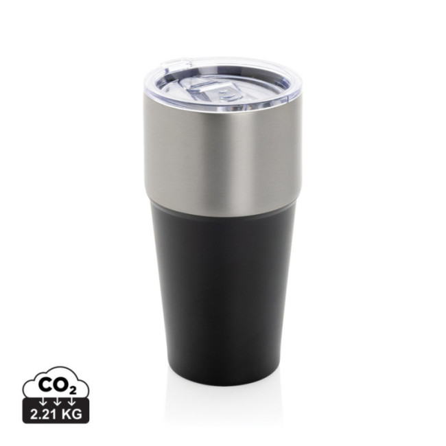 Mug isotherme publicitaire en acier recyclé RCS Fluid 500ml 