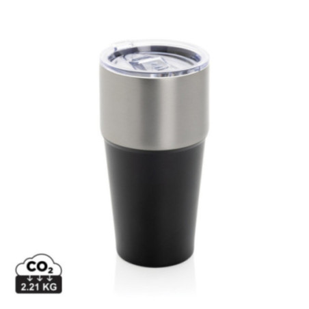 Mug isotherme publicitaire en acier recyclé RCS Fluid 500ml 