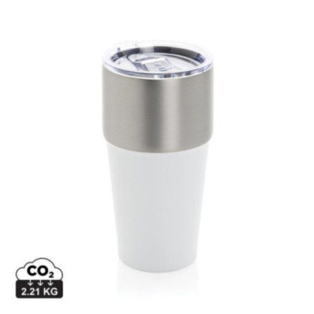 Mug isotherme publicitaire en acier recyclé RCS Fluid 500ml 