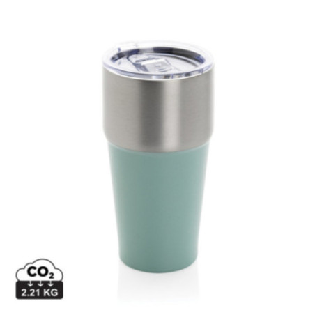 Mug isotherme publicitaire en acier recyclé RCS Fluid 500ml 