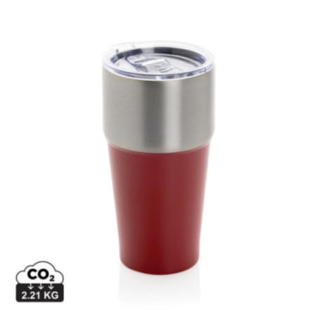 Mug isotherme publicitaire en acier recyclé RCS Fluid 500ml 