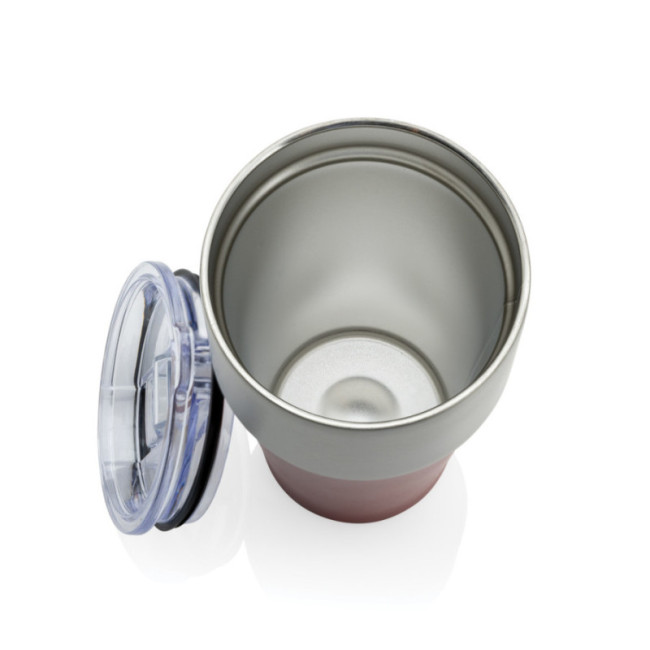 Mug isotherme publicitaire en acier recyclé RCS Fluid 500ml 