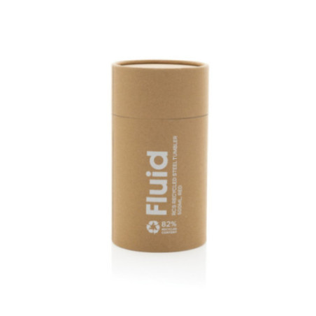 Mug isotherme publicitaire en acier recyclé RCS Fluid 500ml 