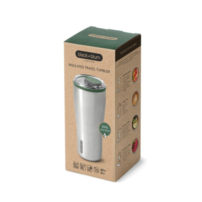 Mug de voyage isotherme personnalisé Black+Blum 600ml 