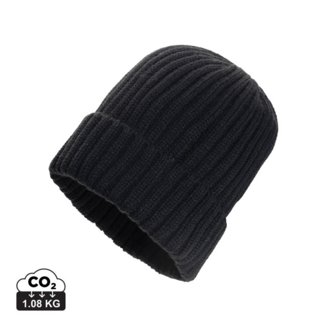 Bonnet à double côte et revers AWARE™ Polylana® Kennedi 