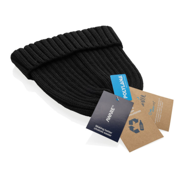 Bonnet à double côte et revers AWARE™ Polylana® Kennedi 