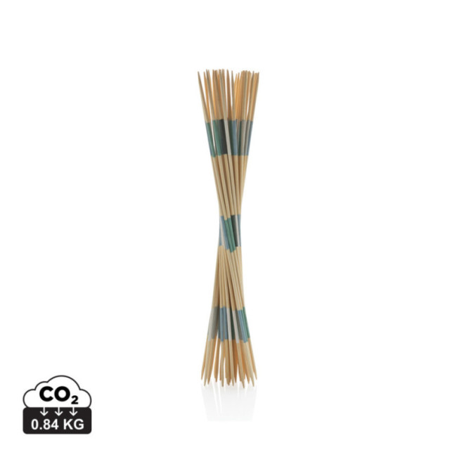 Jeu de mikado géant personnalisé en bambou 