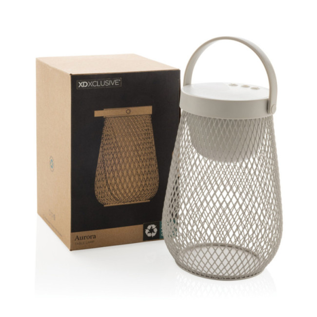 Lampe de table personnalisée rechargeable par USB Aurora 