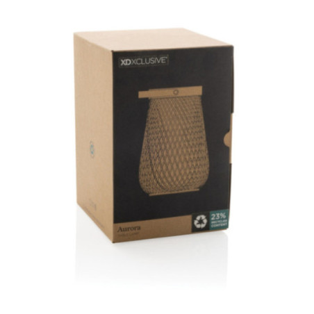 Lampe de table personnalisée rechargeable par USB Aurora 