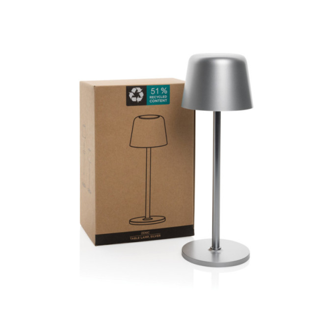 Lampe de table personnalisée & rechargeable par USB Zenic 