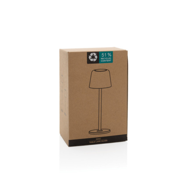Lampe de table personnalisée & rechargeable par USB Zenic 