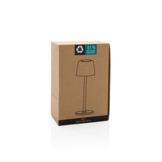 Lampe de table personnalisée & rechargeable par USB Zenic 