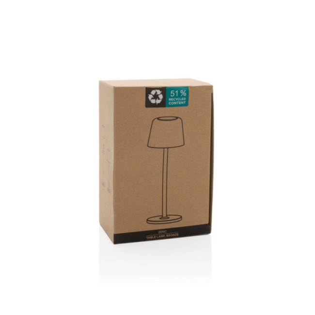 Lampe de table personnalisée & rechargeable par USB Zenic 