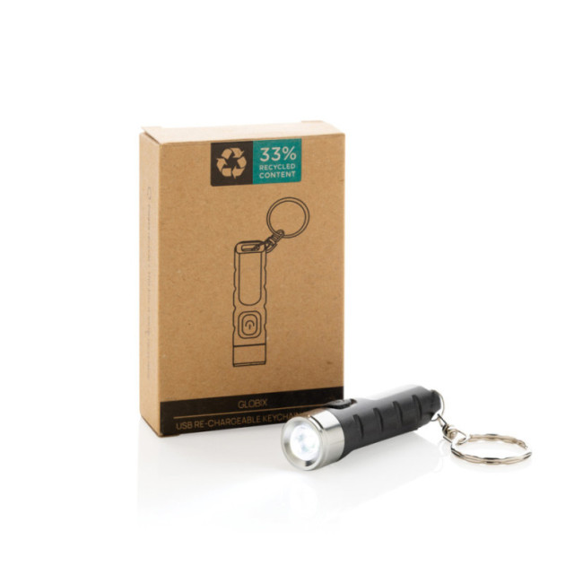 Porte-clés lampe torche personnalisé Globix 