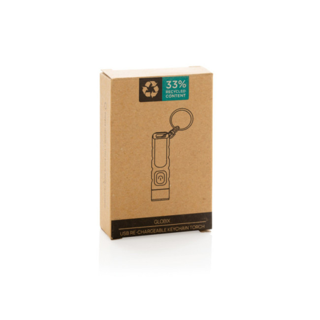 Porte-clés lampe torche personnalisé Globix 