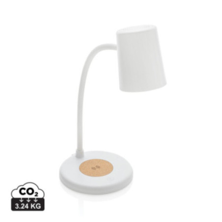 Lampe de bureau personnalisée avec chargeur 15W Zenara 