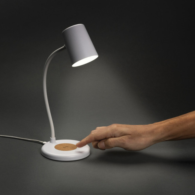 Lampe de bureau personnalisée avec chargeur 15W Zenara 