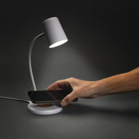 Lampe de bureau personnalisée avec chargeur 15W Zenara 