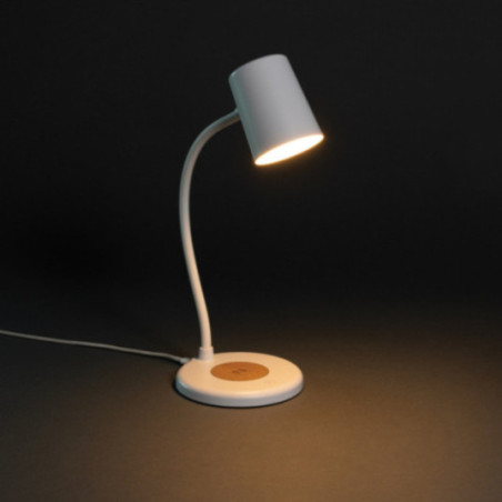 Lampe de bureau personnalisée avec chargeur 15W Zenara 