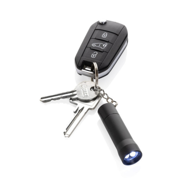 Porte-clés torche en aluminium recyclé RCS Flash 