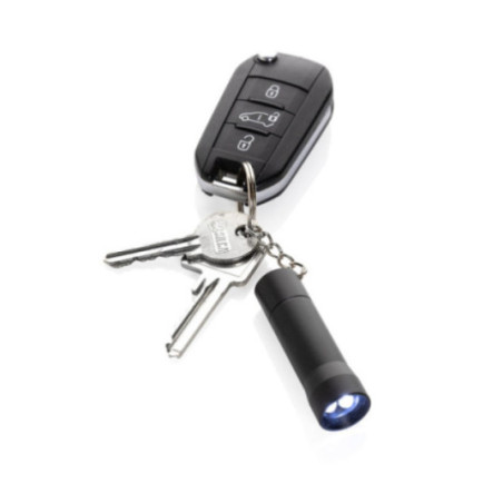 Porte-clés torche en aluminium recyclé RCS Flash 