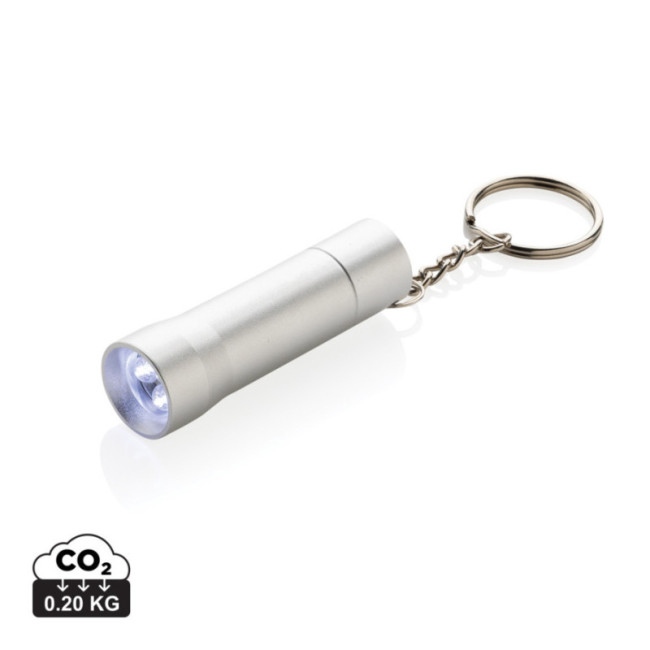 Porte-clés torche en aluminium recyclé RCS Flash 