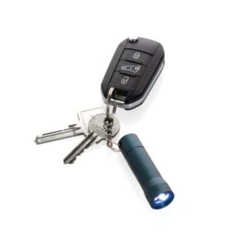 Porte-clés torche en aluminium recyclé RCS Flash 