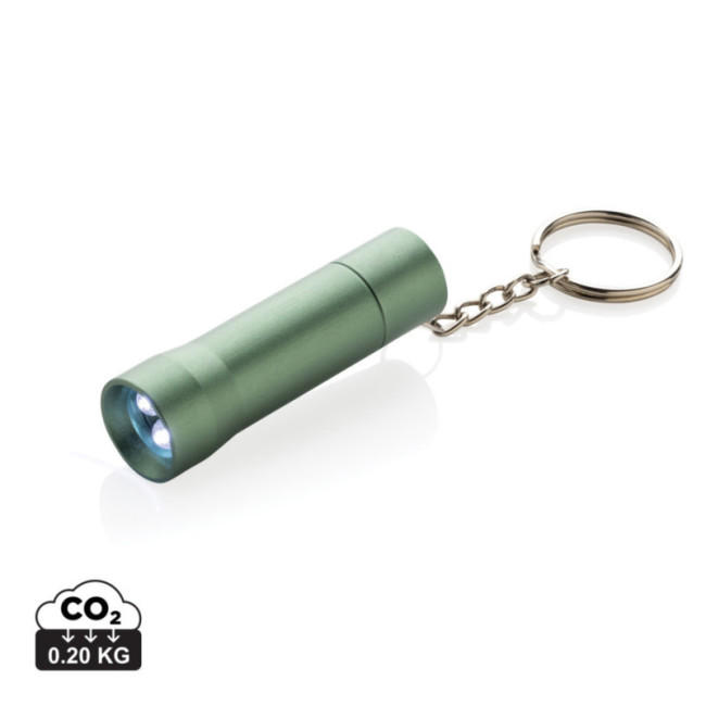 Porte-clés torche en aluminium recyclé RCS Flash 