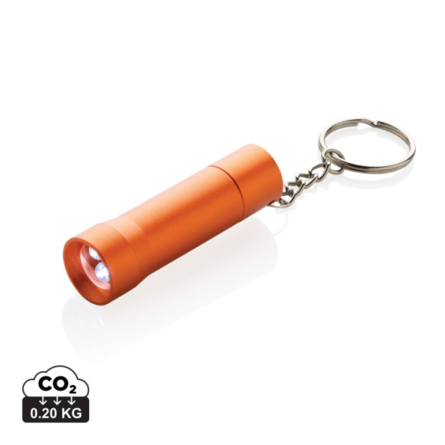 Porte-clés torche en aluminium recyclé RCS Flash 