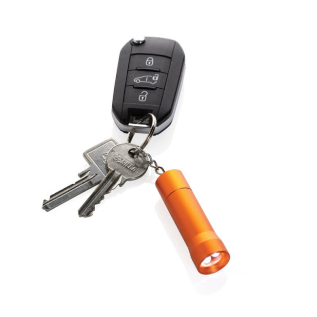 Porte-clés torche en aluminium recyclé RCS Flash 