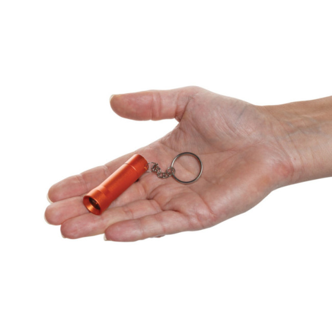 Porte-clés torche en aluminium recyclé RCS Flash 