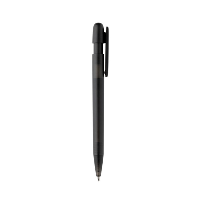 Stylo transparent personnalisé en ABS recyclé certifié GRS Devin 