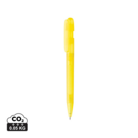 Stylo transparent personnalisé en ABS recyclé certifié GRS Devin 