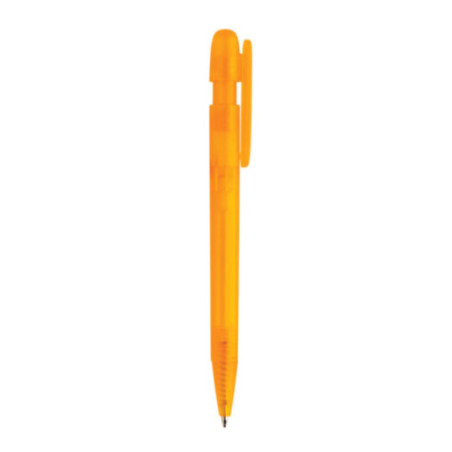 Stylo transparent personnalisé en ABS recyclé certifié GRS Devin 