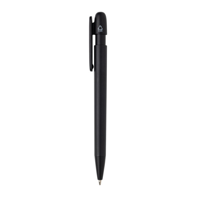 Stylo personnalisable en ABS recyclé certifié GRS Devin 