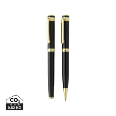 Set de stylos en laiton recyclé RCS Swiss Peak Luca 