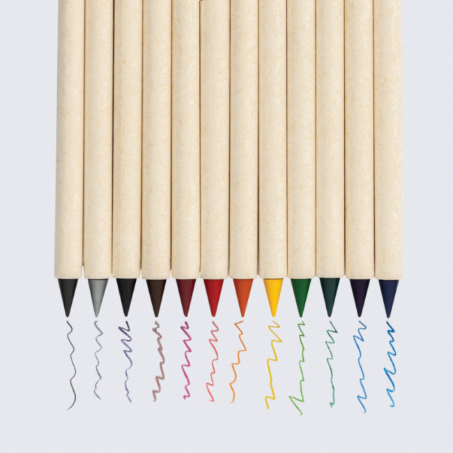 Boîte de 12 crayons de couleur GRS Infinity Micki 