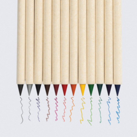 Boîte de 12 crayons de couleur GRS Infinity Micki 