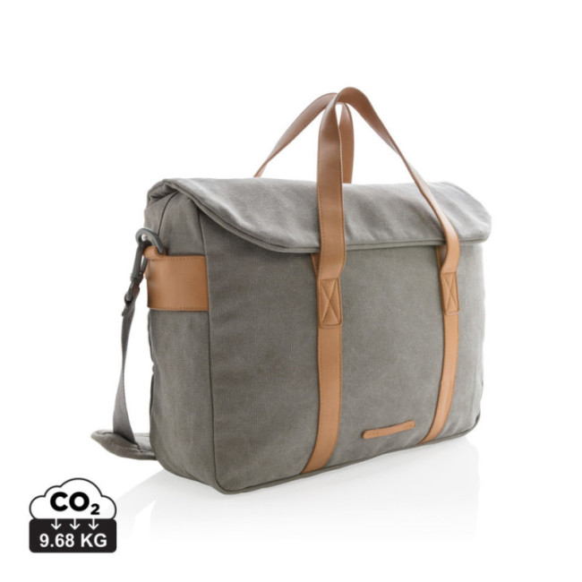 Sacoche pour ordinateur personnalisée en toile 15" 