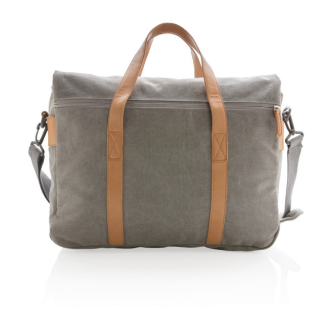 Sacoche pour ordinateur personnalisée en toile 15" 