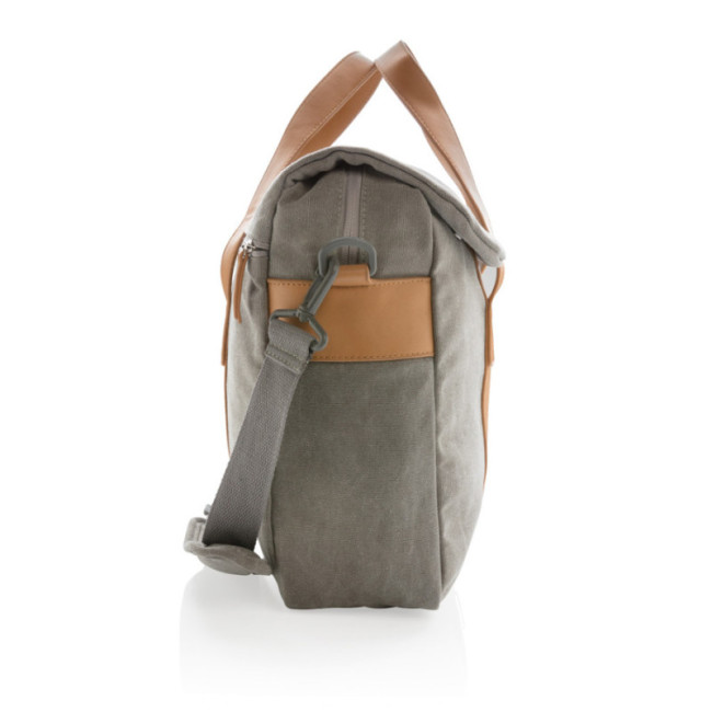 Sacoche pour ordinateur personnalisée en toile 15" 