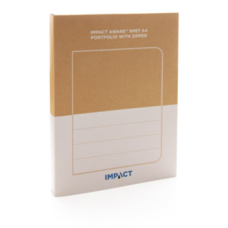 Conférencier personnalisé A4 zippé Impact en rPET AWARE™ 