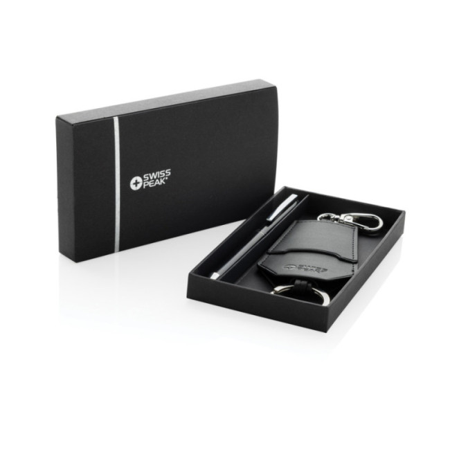 Coffret cadeau porte-clés et stylo Swiss Peak Tula 