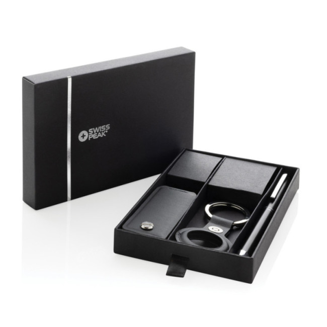 Coffret cadeau publicitaire 3 pcs Swiss Peak Tula 