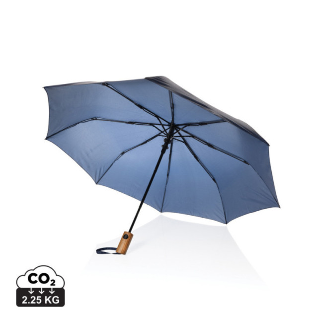 Mini parapluie personnalisé en rPET Kaycey 21" 